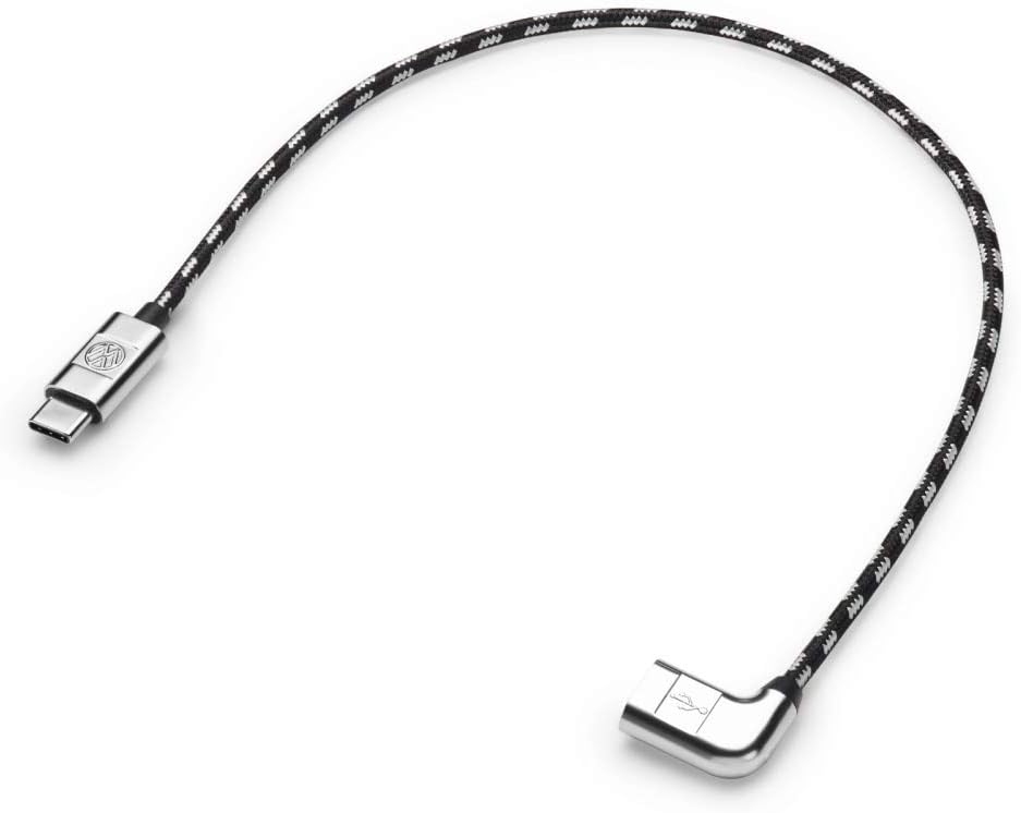Volkswagen 000051446AE Anschlusskabel Datenkabel Adapter Ladekabel USB-C auf USB-A Buchse Premium Ka