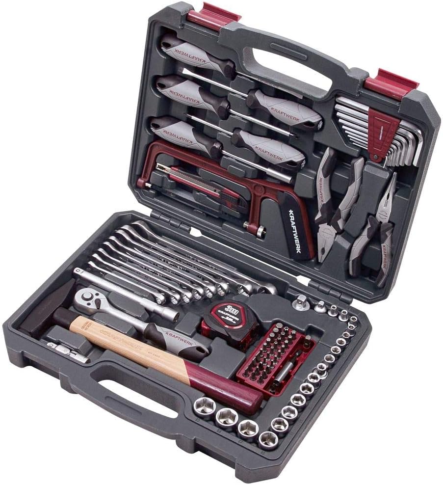 KRAFTWERK 204103500 Werkzeugkoffer 1/4 + 3/8'