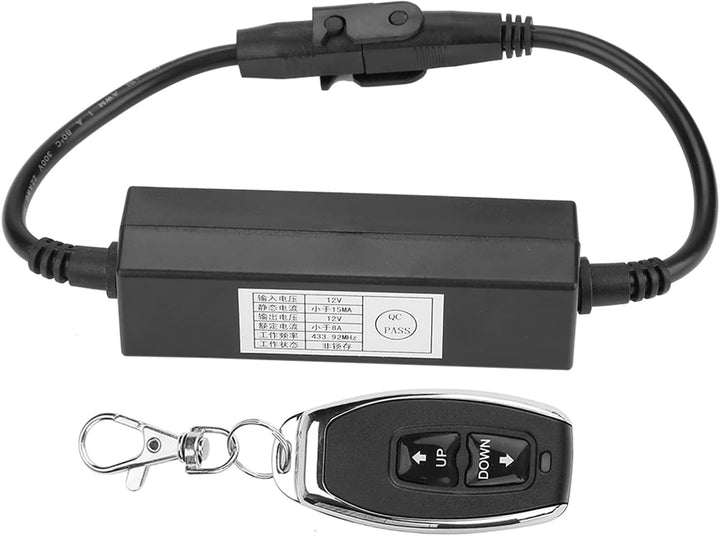 Fafeicy 12V DC Motor Linearantrieb Drahtlose Fernbedienung, DPDT-Schalter Vorwärts Rückwärts 433,92