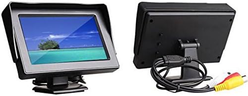 BW 4,3 Zoll TFT LCD Auto Monitor Auto Rückfahrkamera Parkmonitor mit LED Hintergrundbeleuchtung Disp