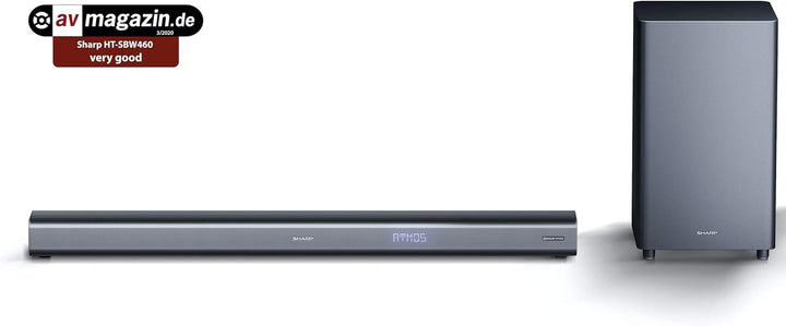 SHARP HTSBW460 3.1 Soundbar 440W (USB, Bluetooth, HDMI, Optisch, AUX-IN (3,5mm), 4K, Breite: 95cm),