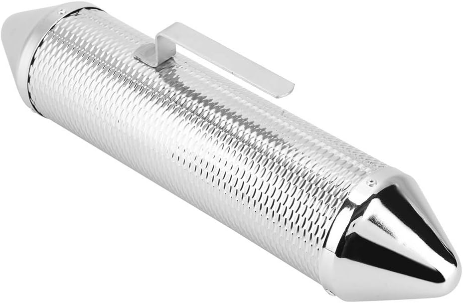 Edelstahl Guiro, Robustes Design, hohe Tonalität, Langlebig Guiro, mit Schaber für präzise Rhythmen,