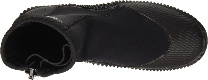 Cressi Men's Isla Boots Tauchschuhe aus Neopren mit Gummisohle Small 5mm Shwarz Logo Blau, Small 5mm