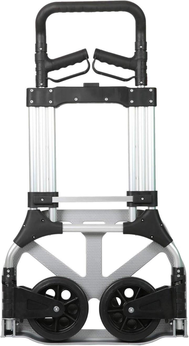 STIER Sackkarre Premium klappbar, Aluminium Transportkarre, Belastbarkeit bis 200kg, Stapelkarre zum