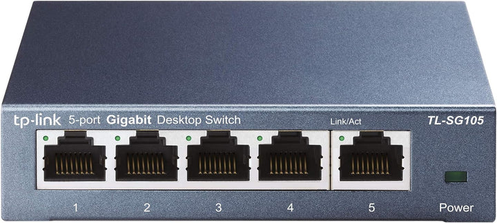 TP-Link TL-SG105 5-Ports Gigabit Netzwerk Switch bündeln mit TP-Link TL-SG108 LAN Switch 8 Port Netz