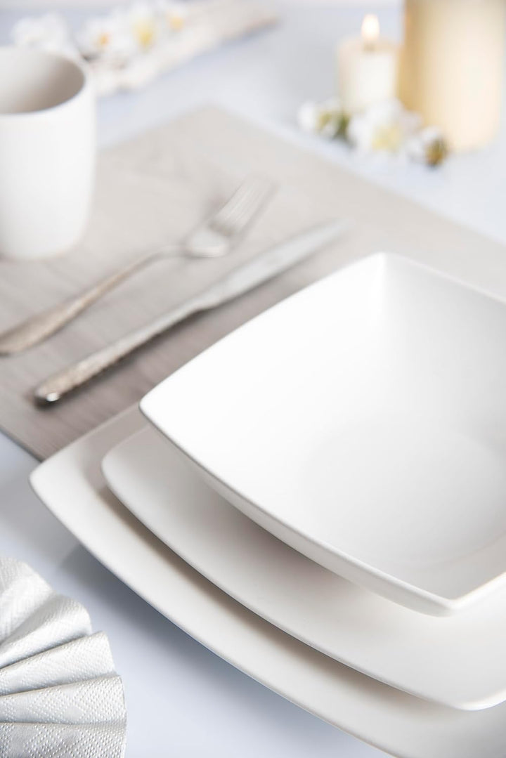 Brunch Time Geschirr 18 tlg. Set Eclipse Schwarz,weiss Singles, Schwarz,weiss Singles