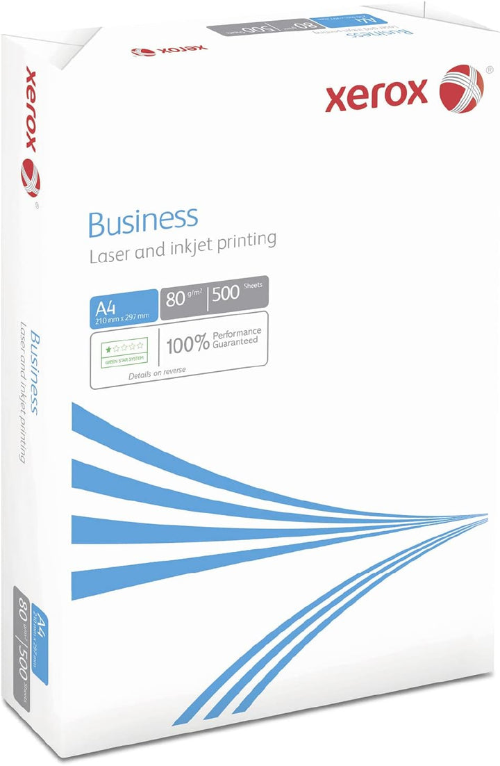 Xerox 003R91820 Business Kopierpapier, Druckerpapier, Universalpapier DIN A4 80 gr./m² 2.500 Blatt K