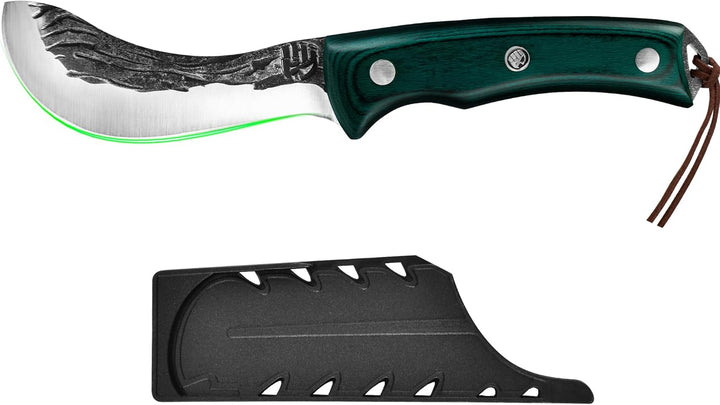 FULLHI Ausbeinmesser, Multi-Farben Griff Full Tang Küchenmesser, High Carbon Steel Carving Fishing D