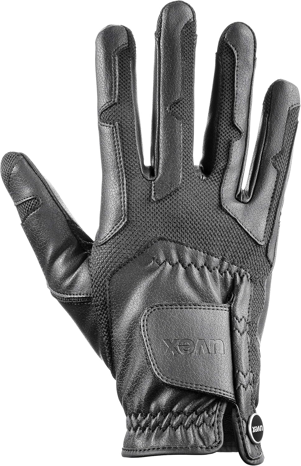 Uvex Unisex – Erwachsene Ventraxion Reithandschuhe 9-10 Schwarz, 9-10 Schwarz