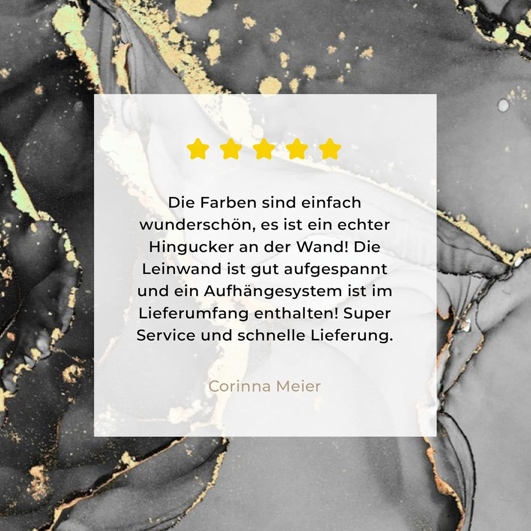 MuchoWow© Wandbilder Gross 120x80 cm XXL Schlafzimmer Home Goldene Deko Wohnung Bild Wohnzimmer Foto