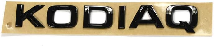 Schriftzug Kodiaq schwarz Heckklappe Emblem Buchstaben Blackline Logo