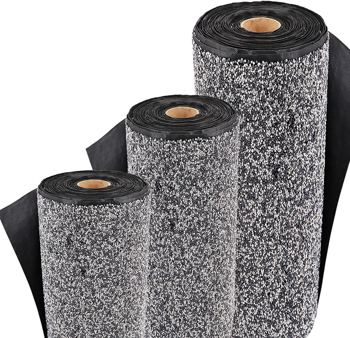 Aquagart Premium Teich Steinfolie 10m x 0,4m grau I Steinfolie Teich-Folie für Bachlauf Gartenteich