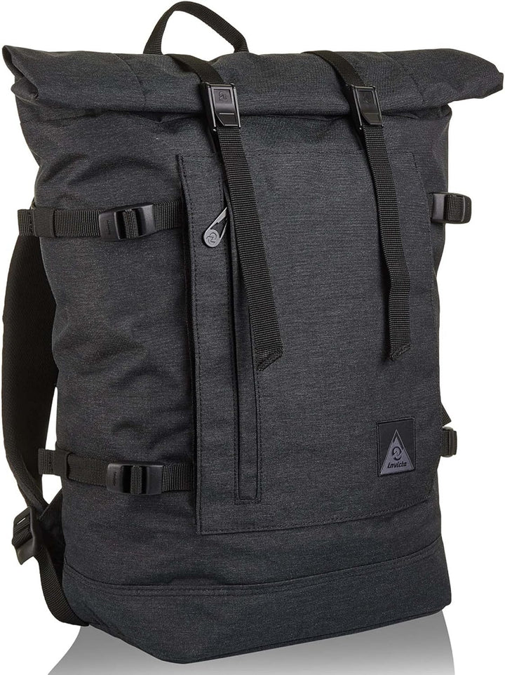 Invicta Urban 2Tone Rucksack für Büro und Freizeit, Schwarz