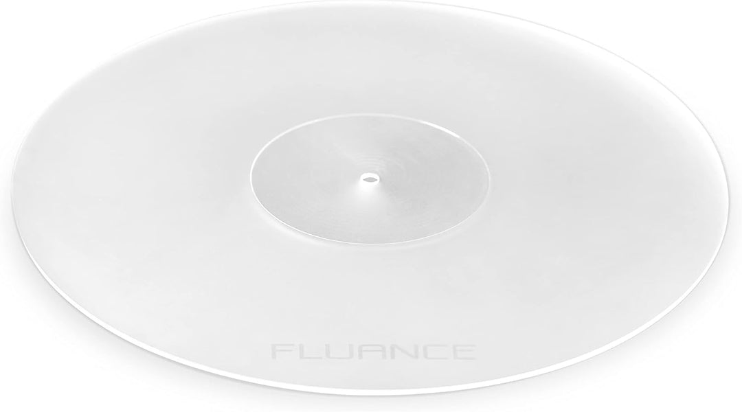 Fluance Acrylplatte für Plattenspieler – reduziert Vibrationen für verbesserte Klangklarheit für Sch