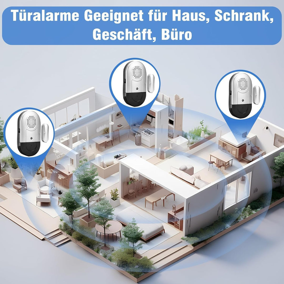 Daytech Wireless Türsensor Fenster Alarmanlage/Türsensor für die Alarmanlage für dieGarage/zu Hause