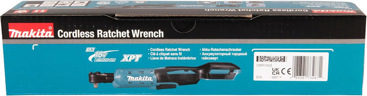 Makita DWR180Z Akku-Ratschenschrauber 18 V (ohne Akku, ohne Ladegerät), Akku-Ratschenschrauber