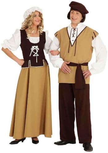 Damen Kostüm Mittelalter Magd Kleid zu Karneval Fasching Gr.38