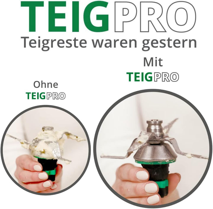 TeigPRO – Thermomix Zubehör Teig Pro Messer Dreckschutz, schützt das Thermomix TM6, TM5 Messer vor T