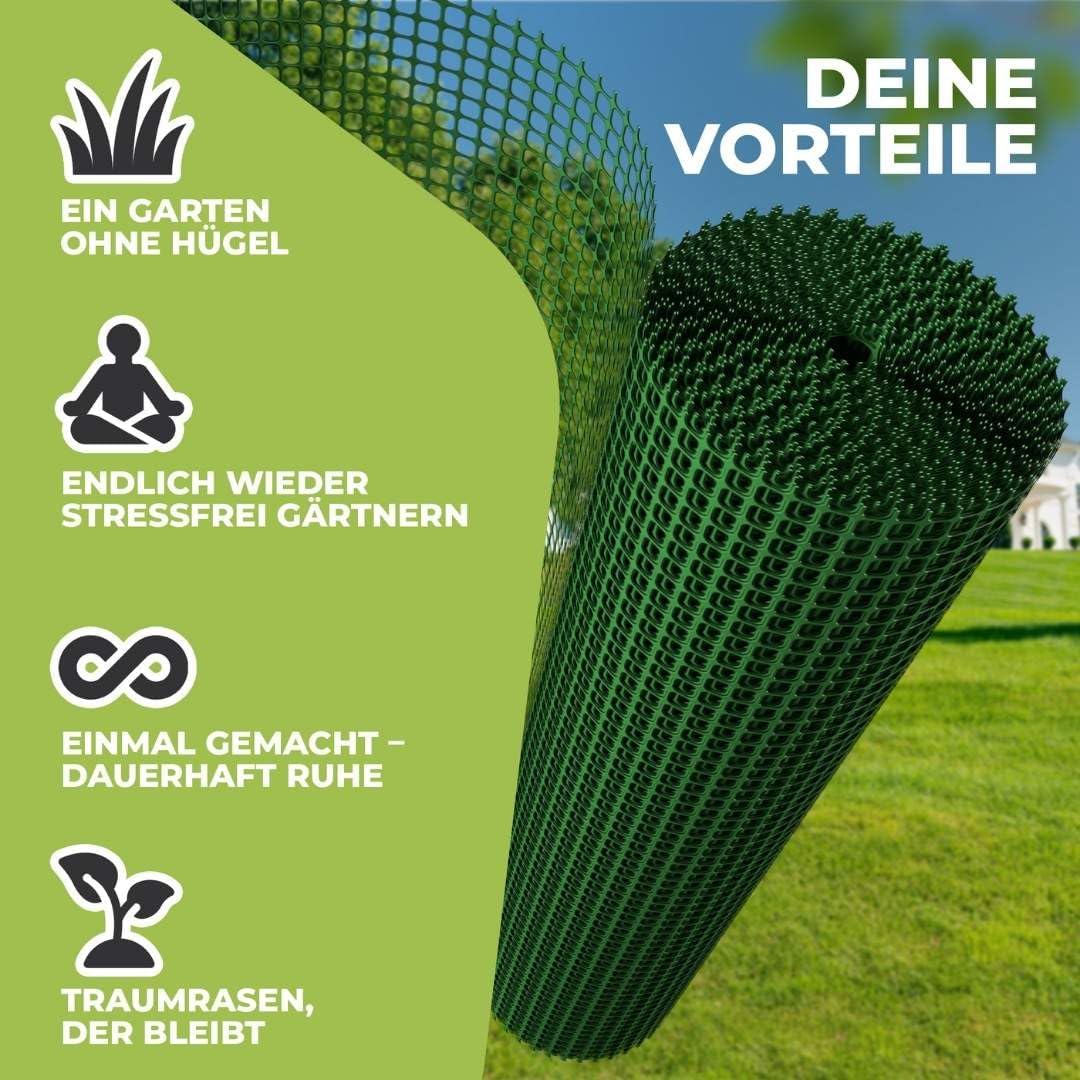 Florade® Premium Maulwurfgitter | 270g/m² | Effektiver Schutz für den Garten | Robust, langlebig, le