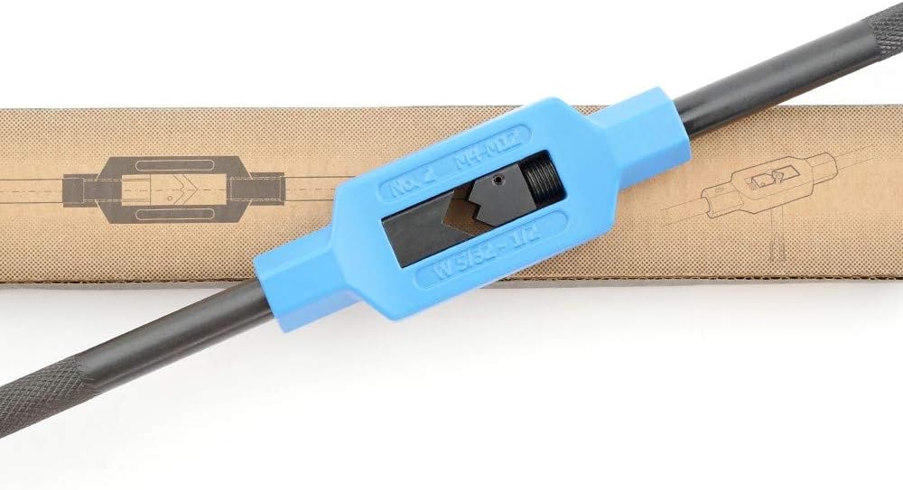 GSR Silver Windeisen DIN 1814 verstellbar, Handgewindebohrer (Gr.3 | M5 - M20), Spannbacken aus Werk