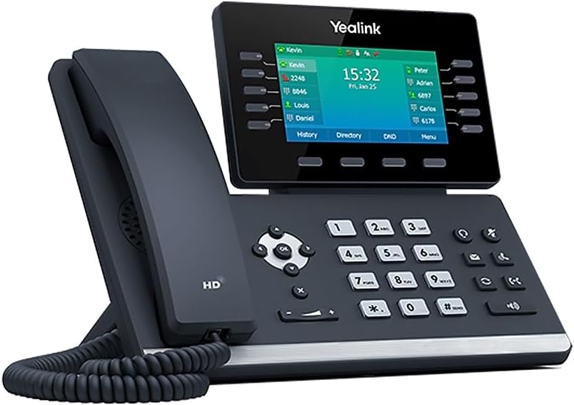 Yealink IP Telefon SIP-T54W VoIP-Telefon, schwarz SIP-T54W Single