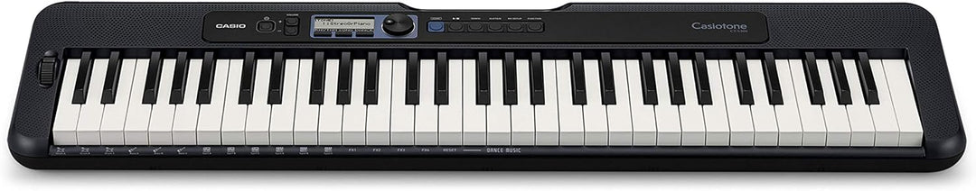 Casio CT-S300 CASIOTONE Keyboard mit 61 anschlagdynamischen Standardtasten und Begleitautomatik, sch