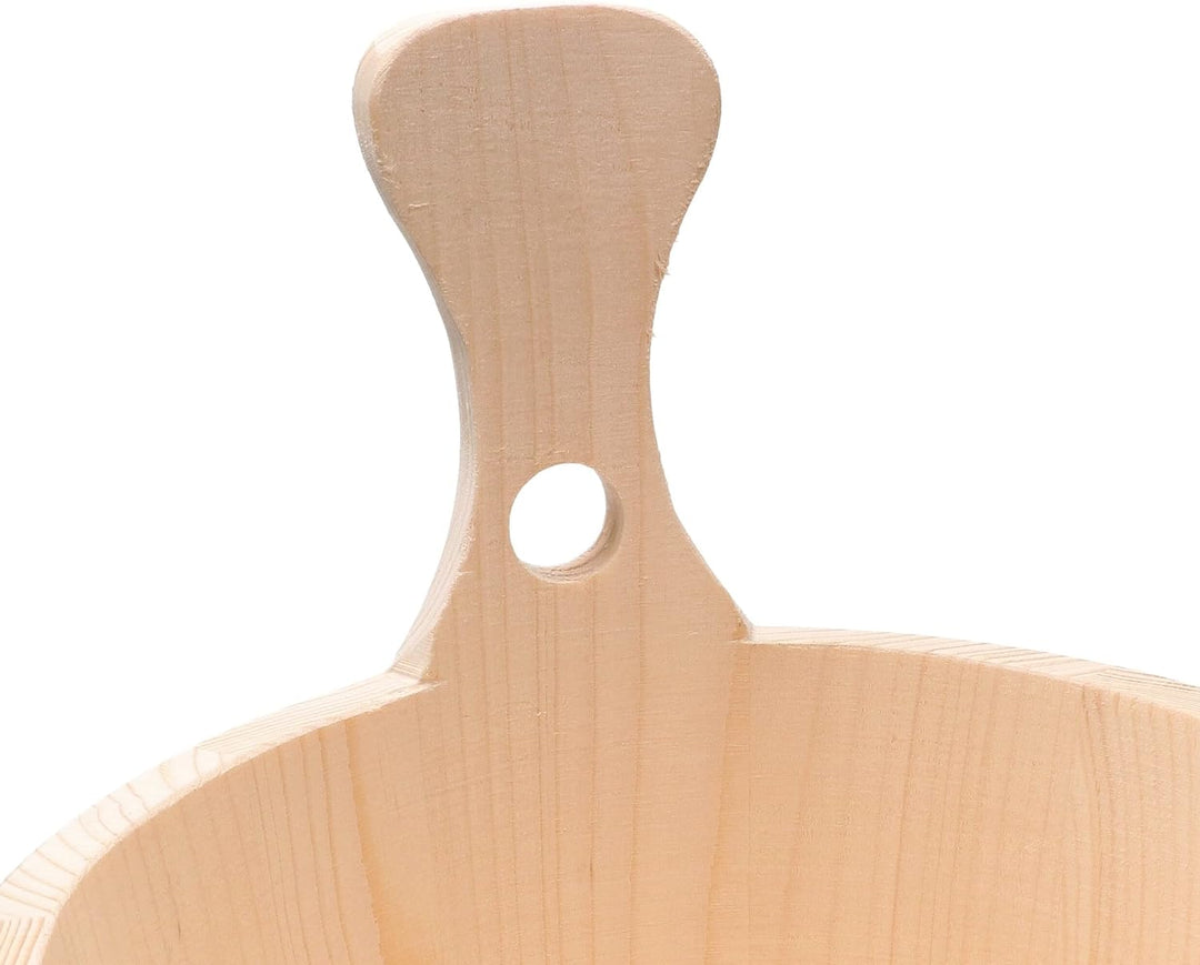 KOTARBAU® Saunakübel Saunaeimer aus Holz 5 Liter mit Griff zum Anmischen von Saunaaufguss