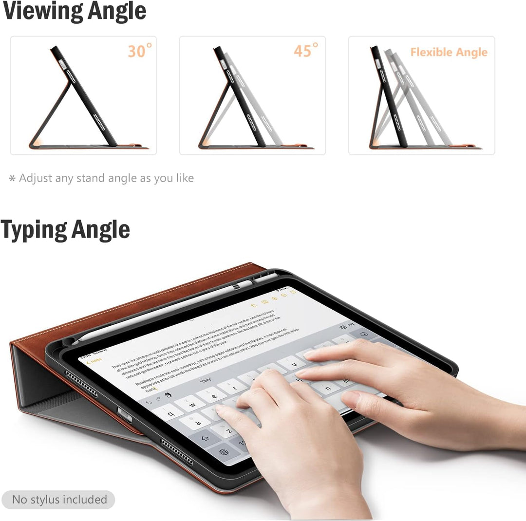 Antbox Hülle für iPad 10 Generation 2022 10,9 Zoll mit stifthalter Apple Pencil Halter Auto Schlaf/W