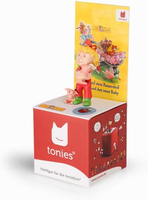 tonies Hörfiguren für Toniebox, Conni – Conni auf dem Bauernhof/Conni und das Neue Baby, Hörspiel fü