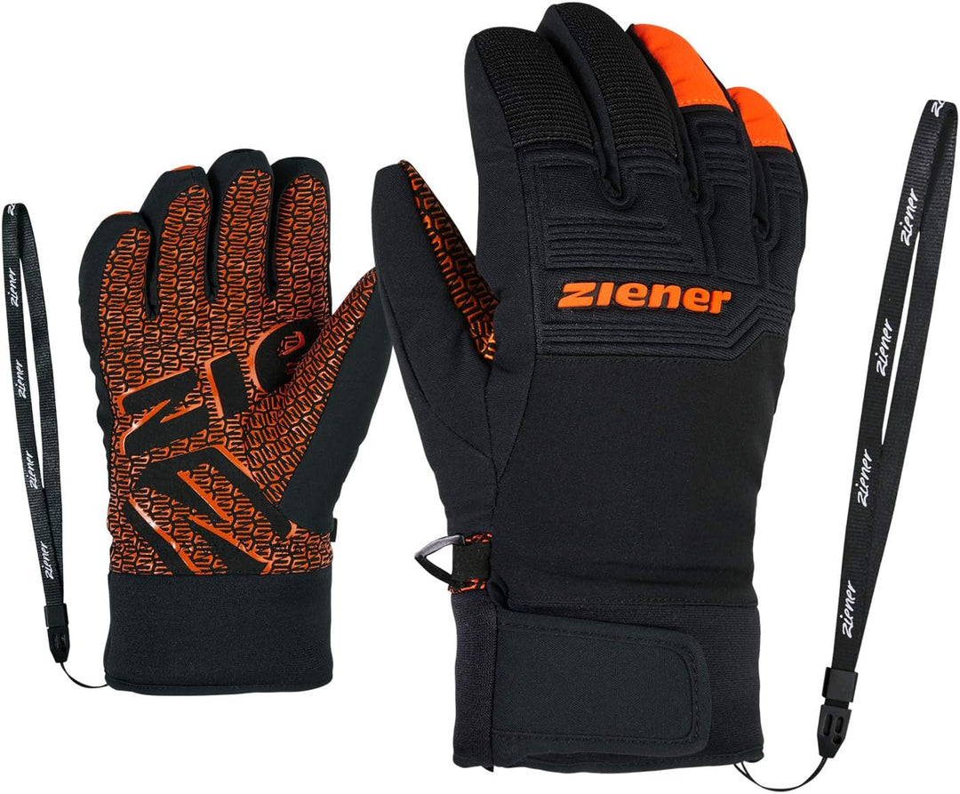Ziener Kinder Lanus As Ski-Handschuhe/Wintersport | Wasserdicht, Atmungsaktiv, Trendig, Primaloft 5