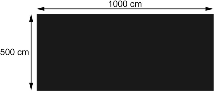 Pool-Abdeckung Wärmeplane Abdeckplane Solarplane Solarabdeckung, Stärke: 400 µm - rechteckig 10x5m s