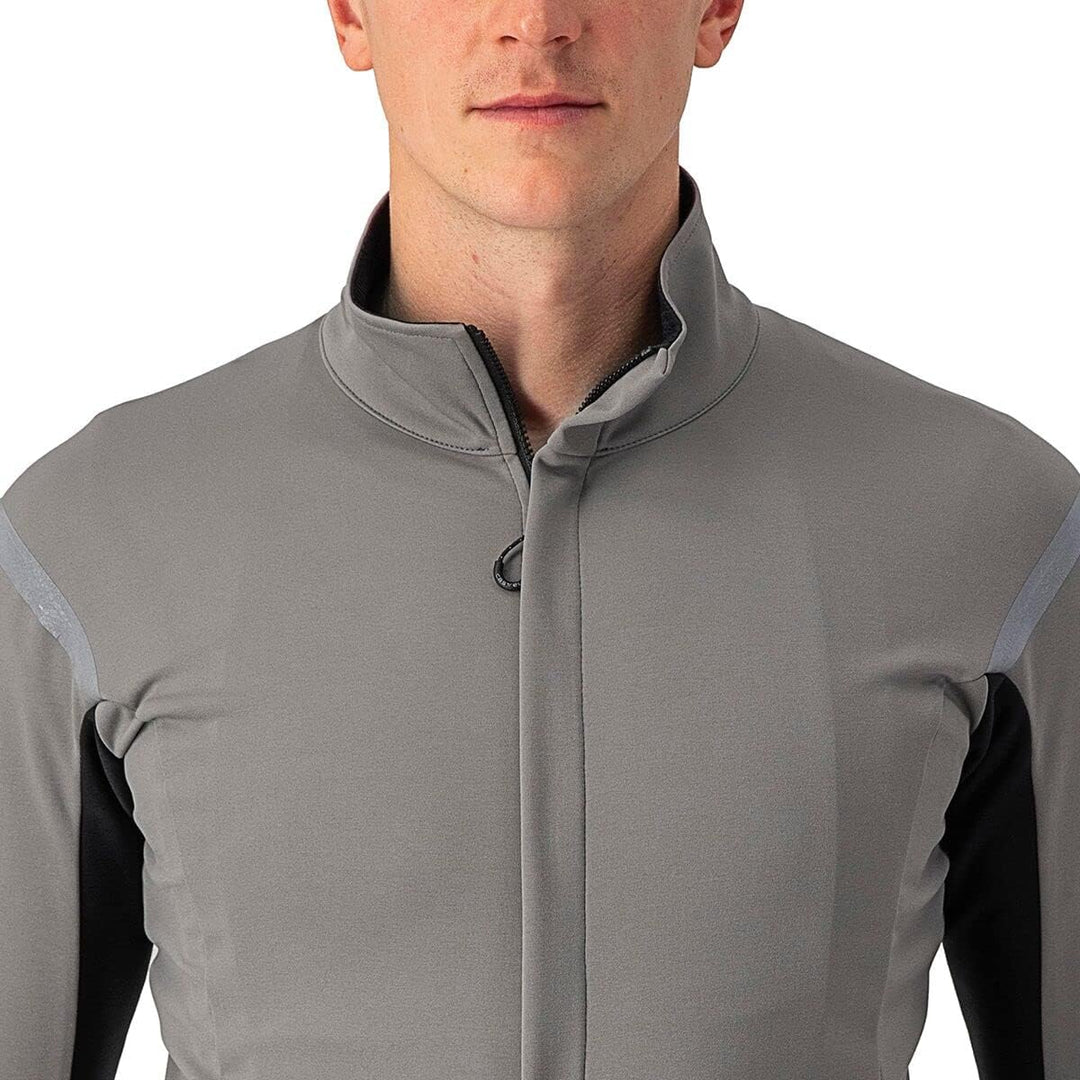 CASTELLI Herren Gabba Ros 2 Jacket XXL NICKEL GRAY/TRAVERTINE GRAY, XXL NICKEL GRAY/TRAVERTINE GRAY