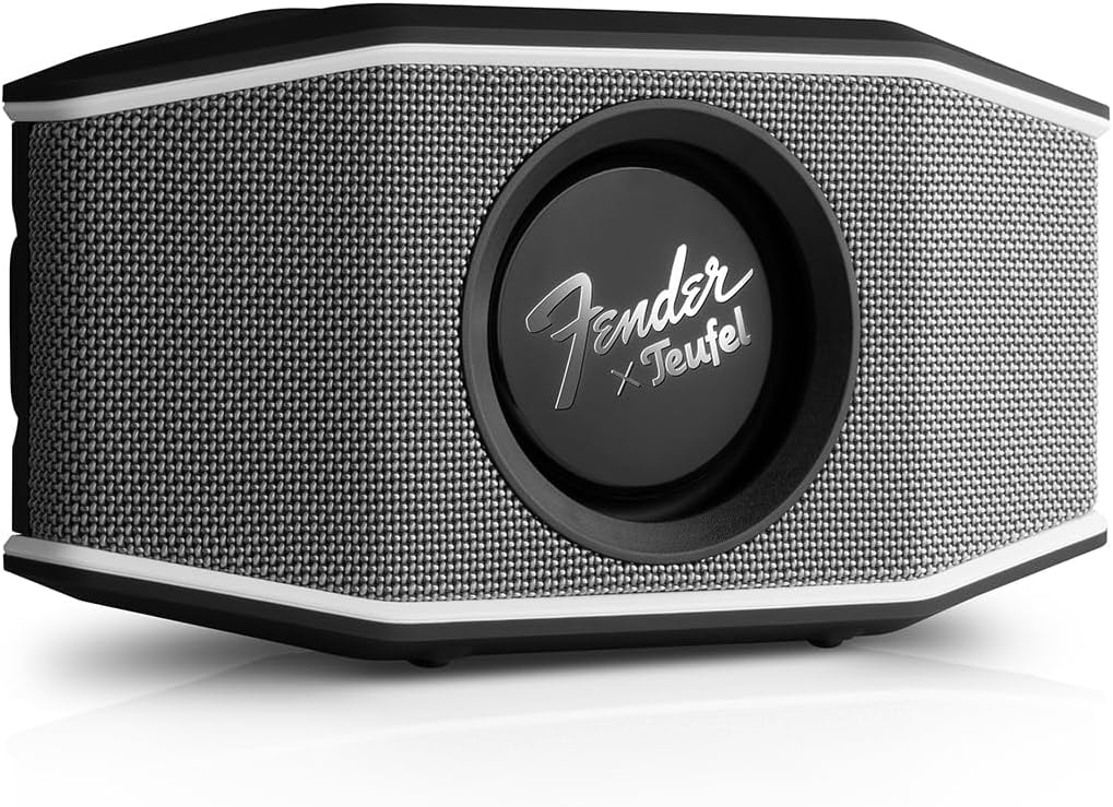 Fender x Teufel ROCKSTER GO 2 Bluetooth Speaker - Tragbarer Lautsprecher für draussen, mit Langer Ak