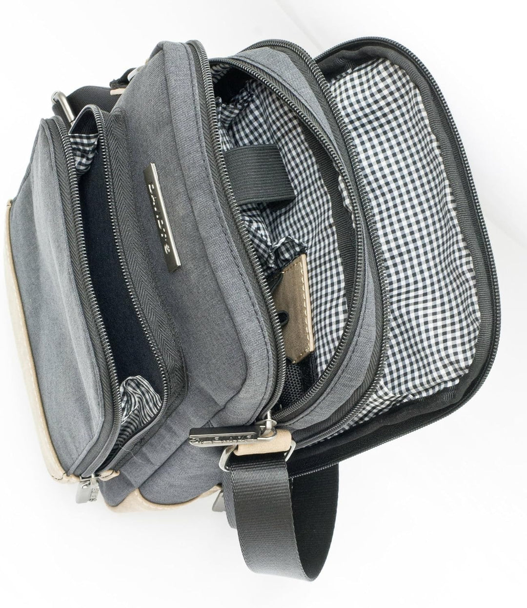 Bowatex Davidts Flugumhänger Umhängetasche 25x17x10 cm Anthrazit 258 010