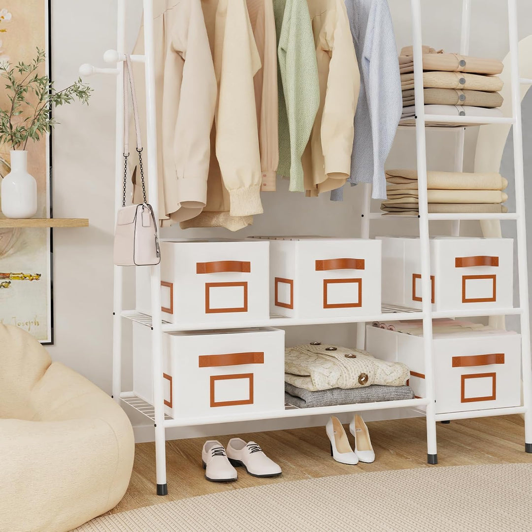 OUTBROS Faltbare Aufbewahrungsbox Schubladen-Organizer, 3 Stück Jeans Schrank Organizer Stoff Kleide