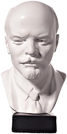 danila-souvenirs Sowjetischer russischer Leader Wladimir Lenin marmor Büste Statue Skulptur 13 cm