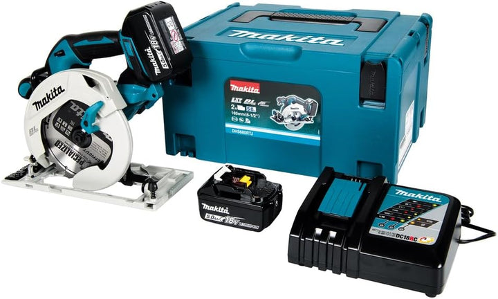 Makita DHS680RTJ Akku-Handkreissäge 57 mm 18 V / 5,0 Ah, 2 Akkus + Ladegerät im