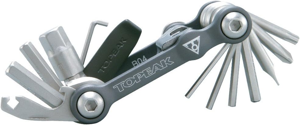 Topeak Multifunktionswerkzeug Mini 18+, Anthrazit, 15400065
