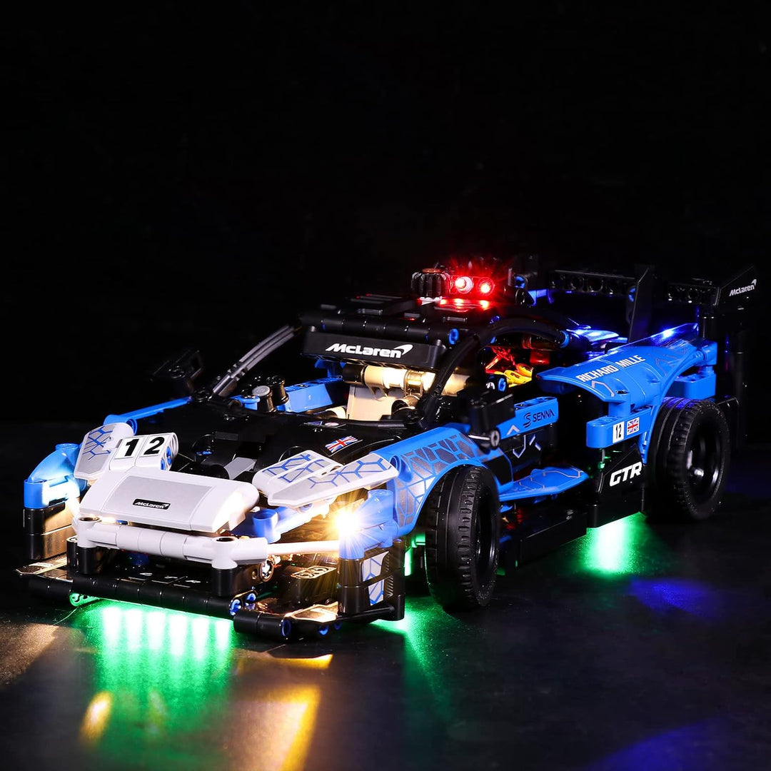 LocoLee Led Licht Set Kompatibel mit Lego McLaren Senna GTR,Dekorations Led Beleuchtungs Set Compati
