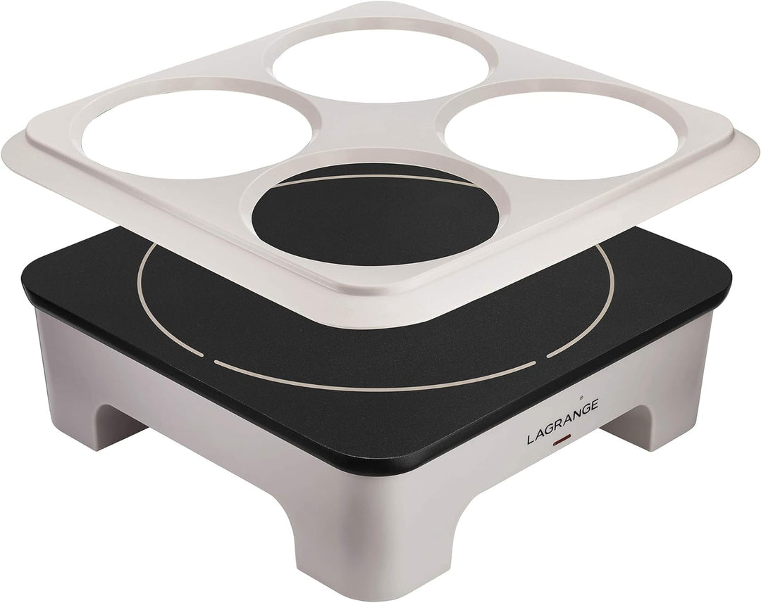 LAGRANGE Créativ Crêpes-Pfanne, Aluminium, beige