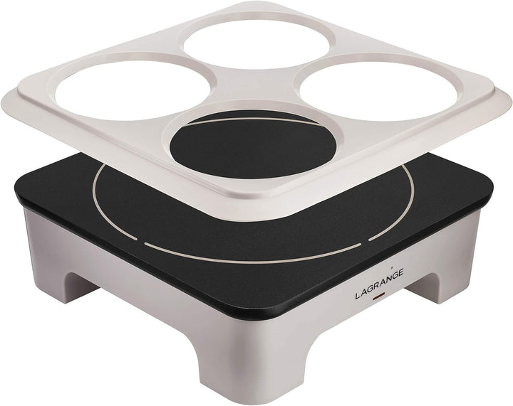 LAGRANGE Créativ Crêpes-Pfanne, Aluminium, beige