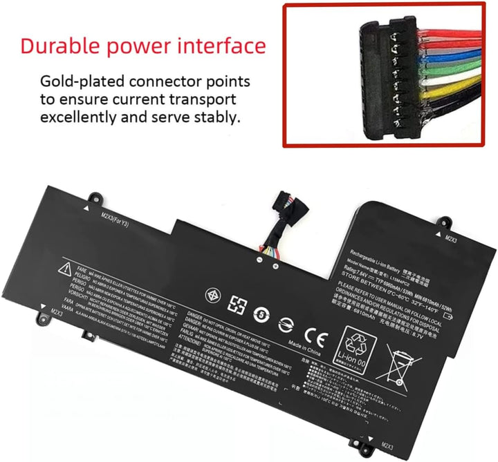 PUGASR L15M4PC2 L15L4PC2 Laptop Akku Kompatibel mit Lenovo Ideapad Yoga 710-14IKB 80V4002HGE 710-14I
