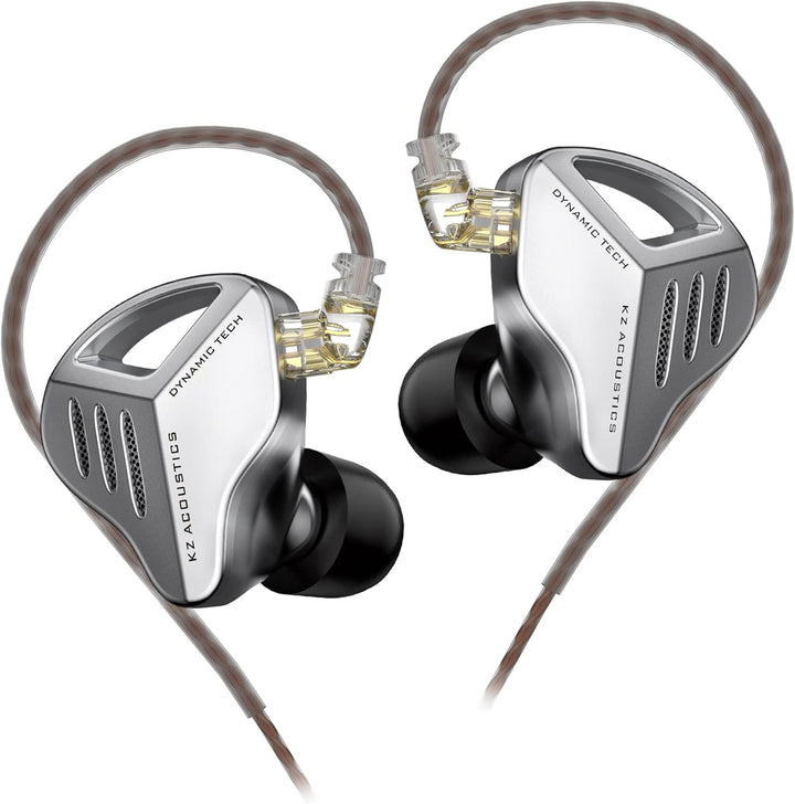 Yinyoo KZ ZVX 10 mm Dual Cavity Super Linear Dynamic Driver HiFi In-Ear-Kopfhörer, KZ Neu verdrahtet