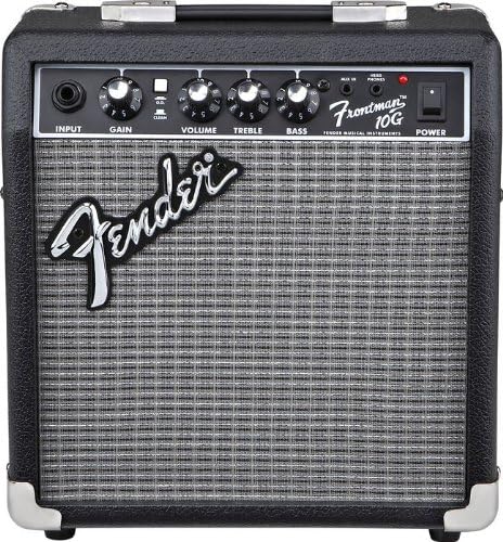 Fender Frontman 10G Verstärker für Gitarre, 230 V EUR & Rockjam Universal Tragbarer A-Frame-Gitarren