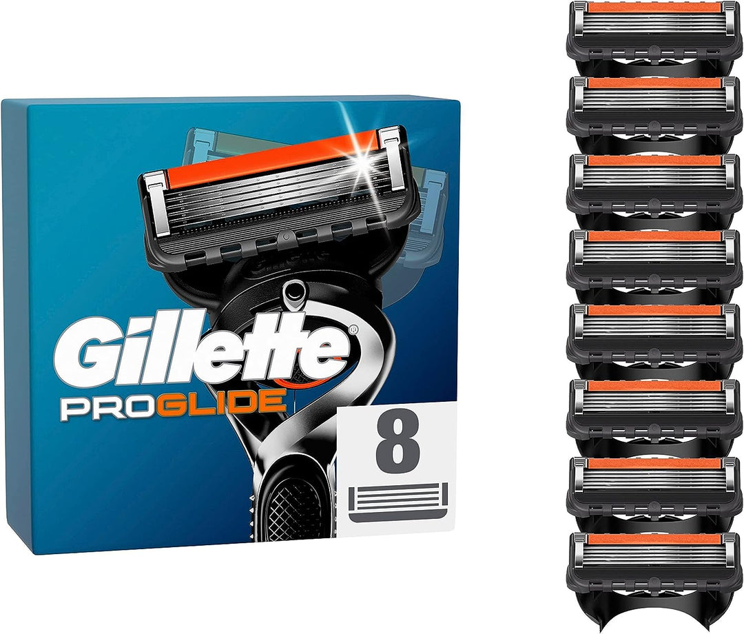 Gillette ProGlide Rasierklingen, 8 Ersatzklingen für Nassrasierer Herren mit 5-fach Klinge 8 Stück (