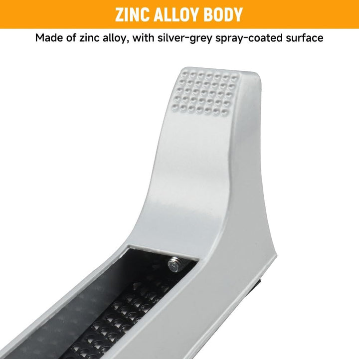 Hoteche Metall Feilenhobel 250 * 41MM - Hochwertiges Trockenbauwerkzeug aus Zinklegierung, 65Mn Stah