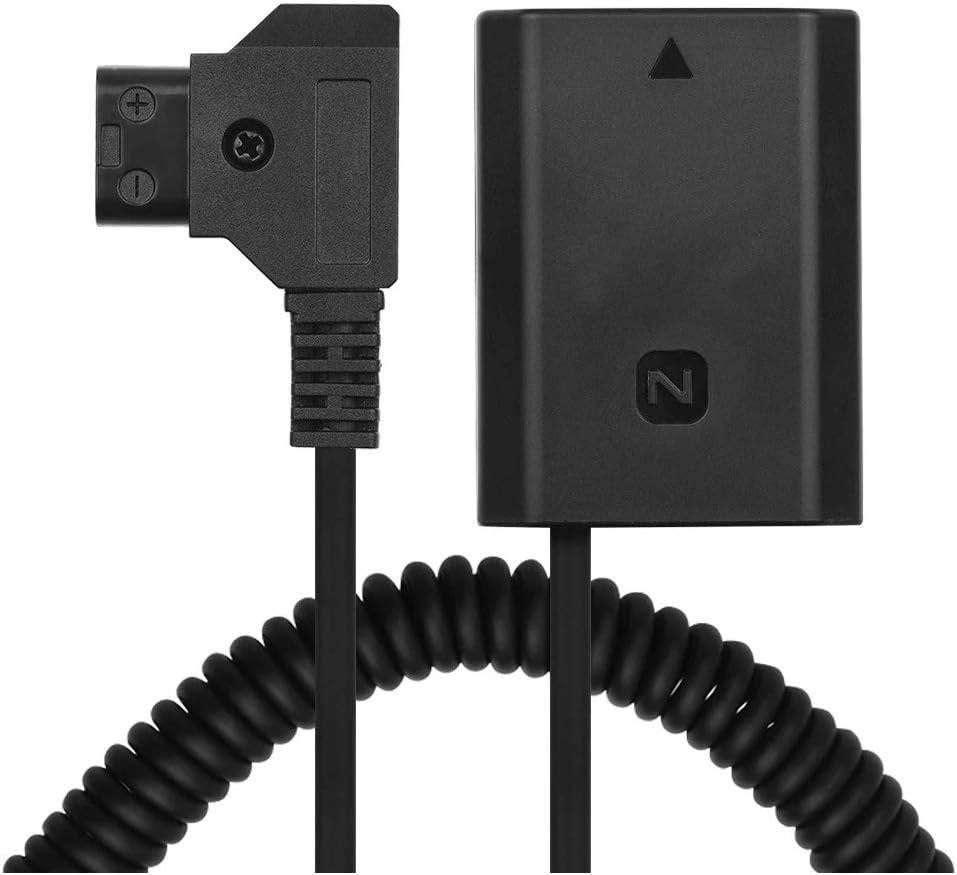 HangTon V-Mount D-Tap auf NP-FZ100 DC-Koppler Netzteil Blindbatterie für Sony A9 A7R3 A7M3 A7S3 A7II