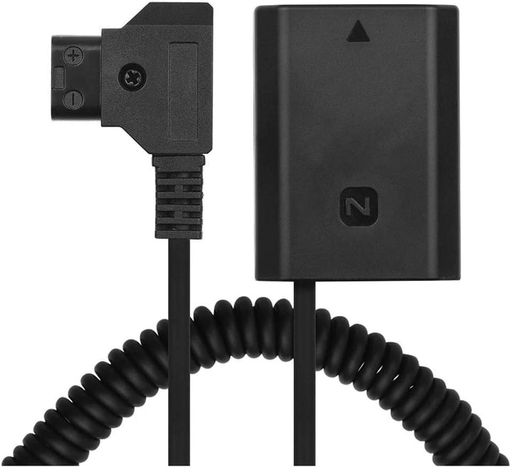 HangTon V-Mount D-Tap auf NP-FZ100 DC-Koppler Netzteil Blindbatterie für Sony A9 A7R3 A7M3 A7S3 A7II