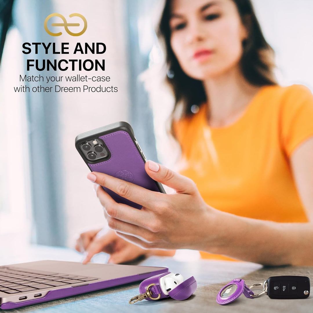 Dreem Fibonacci 2in1 Handyhülle Flipcase für iPhone 12 Pro Max | Magnetisches iPhone Case | TPU Etui