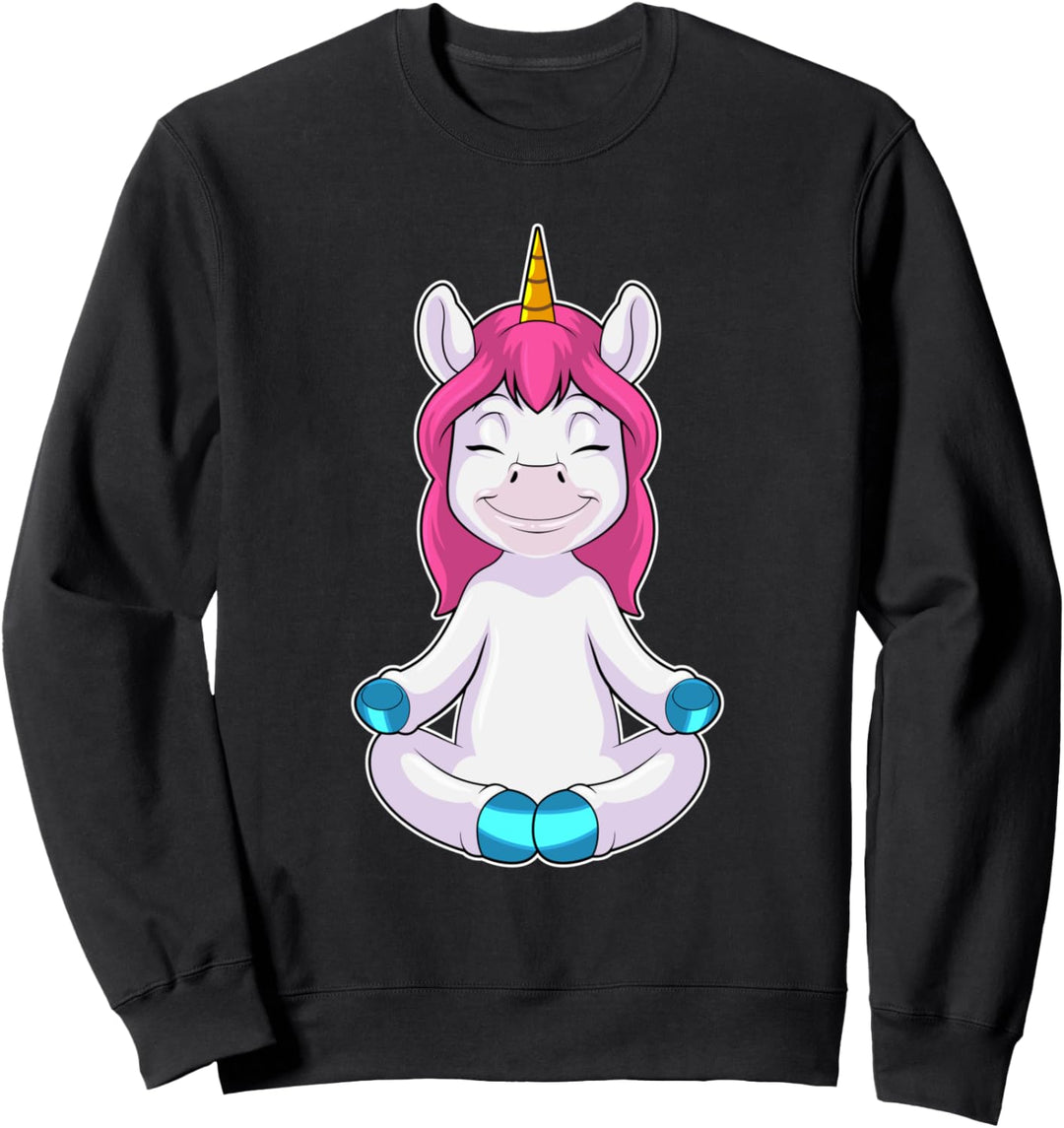 Einhorn Yoga Fitness Meditation Sweatshirt